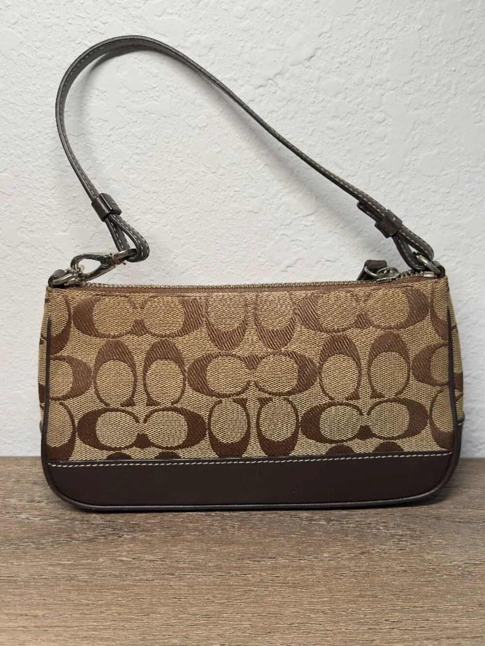 Vintage 2004 Coach Signature Demi Shoulder Bag 6094 Y2K